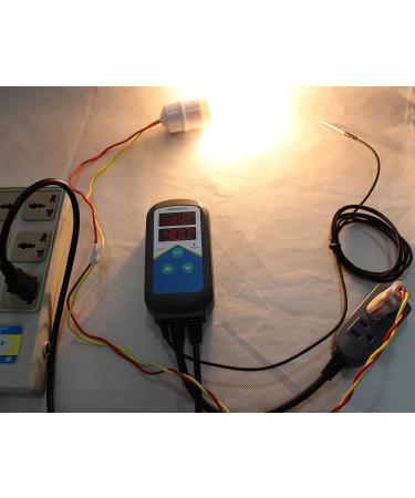 Inkbird Temperature Controller ITC-306T Digital Thermostat Smart Day Night Cycle Dual Heating Outlet Itc-306t Ntc Probe - Buy Online on SooperMarket.com