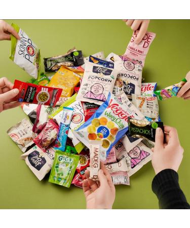100 Calorie Snack Packs Care Package | Vegan, Gluten-Free Dairy-Free Snacks | 20-Count Healthy Snack Gift Basket for Low Calorie Diets | Easter Holiday Gift - Buy Online on SooperMarket.com