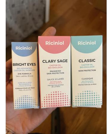 Buy Bundle 02: Clary Sage Classic & Bright Eyes - Bio-Advanced Castor Oil for All Natural Skincare | International Shipping Available - Buy Online on SooperMarket.com