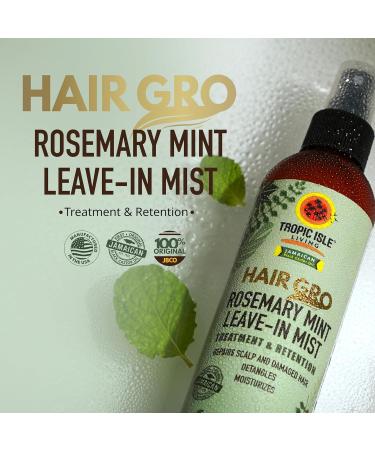 Tropic Isle Living Rosemary Mint Leave-In Conditioner 8oz - Natural Detangler Moisturizer & Scalp Repair for All Hair Types - Cruelty-Free Hair Care - Buy Online on SooperMarket.com