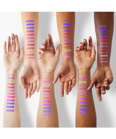 DE LANCI Professional Purple Eyeshadow Palette - 12 Shades, Waterproof & Long Lasting - High Pigmented Matte, Shimmer, and Metallic - Small & Cute Makeup Palette - Buy Online on SooperMarket.com