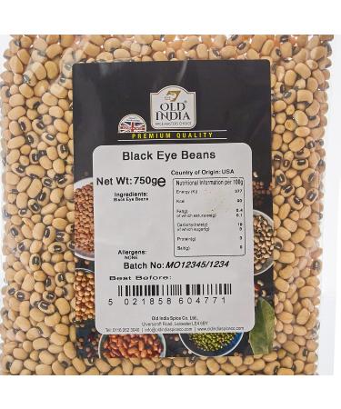 Old India Black Eye Beans 750g - High-Quality Legumes for Delicious Recipes - Buy Online on SooperMarket.com