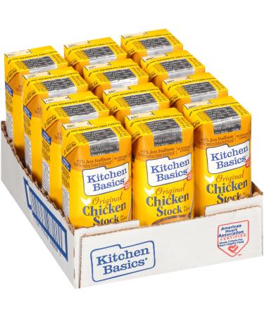 Kitchen Basics Original Chicken Stock, 8.25 fl oz (Pack of 12)