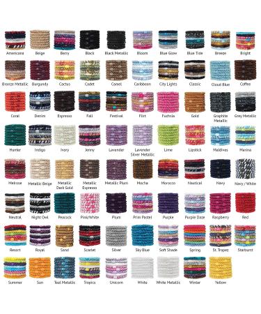 L. Erickson Grab & Go Ponytail Holders Hunter Set of 8 - Secure & Gentle Hold - Buy Online on SooperMarket.com