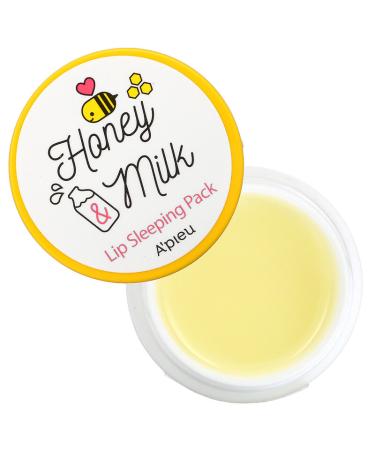 A Pieu Honey & Milk Lip Sleeping Pack - Hydrating Lip Mask 6.7g | Nourish & Repair - Buy Online on SooperMarket.com