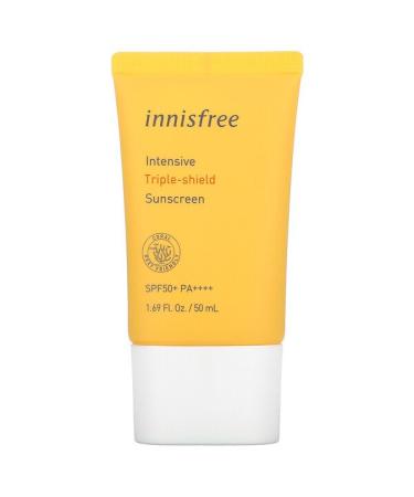 Innisfree Intensive Triple-Shield Sunscreen SPF50+ PA++++ 1.69 fl oz (50 ml)