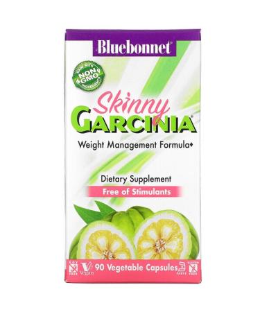 Bluebonnet Nutrition Skinny Garcinia Weight Management Formula 90 Vegetable Capsules