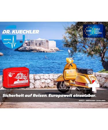 Dr. Kuechler First Aid Kit for Motorcycle Quad Vespa & Bicycle - Compact Bandage Pocket & Mini Emergency Set - Buy Online on SooperMarket.com