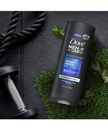 Dove Men+Care Sport Body & Face Wash - 18 FL Oz (Pack of 4) | Cleanses, Restores Skin, Washes Away Bacteria - Buy Online on SooperMarket.com