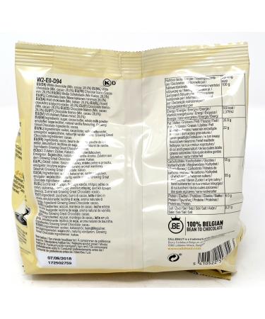 Callebaut 4 x 400g Bundle - Belgian Dark Milk & White Chocolate Couverture (Callets) - Buy Online on SooperMarket.com