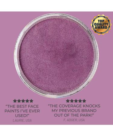 Blue Squid PRO Metallic Purple Face Paint - 30gm Single Cake Professional Makeup for Adults & Kids - Water Activated Halloween SFX Painting - Buy Online on SooperMarket.com