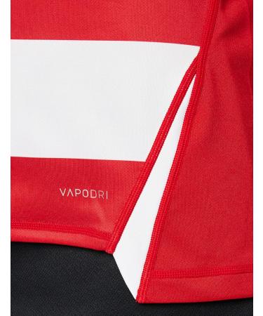 Canterbury Men's Vapodri Evader Hooped Rugby Jersey XXL - Red (Flag Red) | International Shipping Available - Buy Online on SooperMarket.com