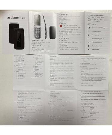Artfone F20 Big Button Mobile Phone for Elderly - Sim Free, Easy to Use, SOS Button, Torch, FM Radio - 2.4 LCD Display - Blue - Buy Online on SooperMarket.com