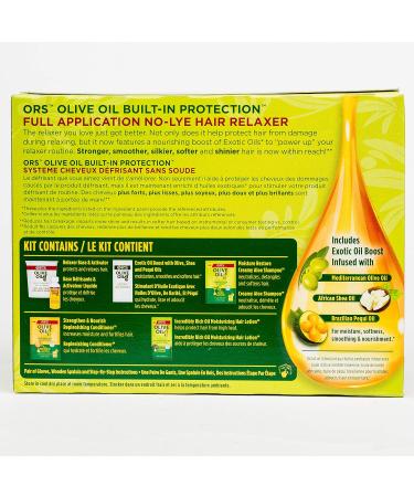 Buy U/S Organic Olive Oil Relaxer Kit - Norm Size 1ct | No-Lye Hair Relaxer for Healthy Hair - Buy Online on SooperMarket.com