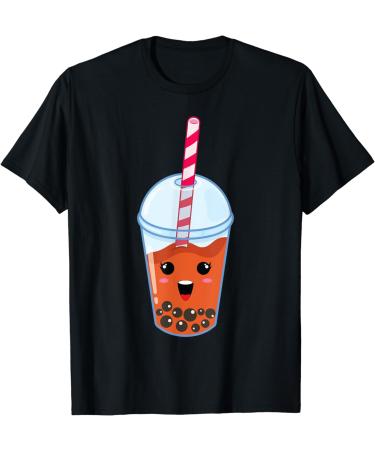 Kawaii Boba Milk Tea | Cute Mango Bubble Tea Lover Gift T-Shirt