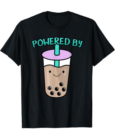 Powered By Bubble Tea - Boba Tea Lover T-Shirt