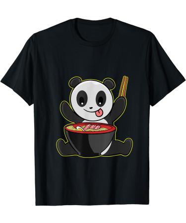 Panda Ramen Kawaii Pandas Japanese Noodles T-Shirt