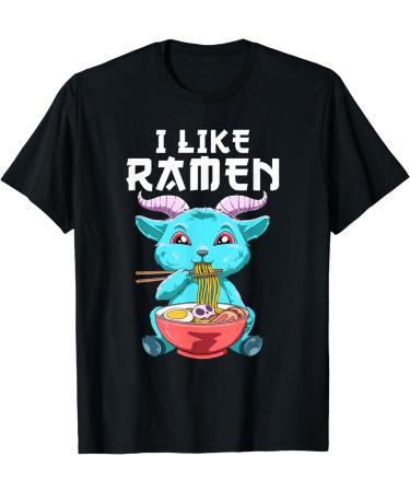 I Like Ramen Baphomet Anime T-Shirt