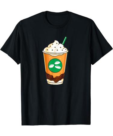 Coffee Lovers Delight Creamy Tasty Coffee Design T-Shirt