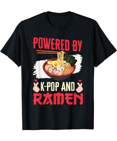 K-Pop Ramen Japanese Noodles Bowl Kpop Gift T-Shirt