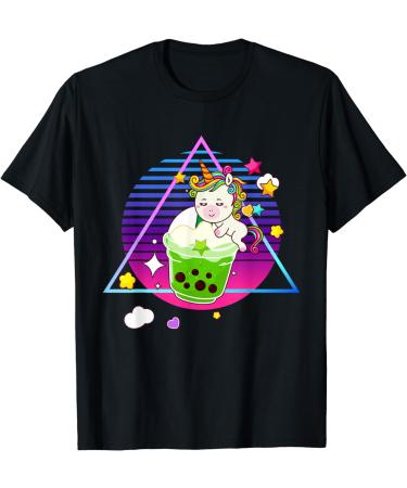 Unicorn Bubble Tea for a Kawaii Japan Friends Boba Tea T-Shirt