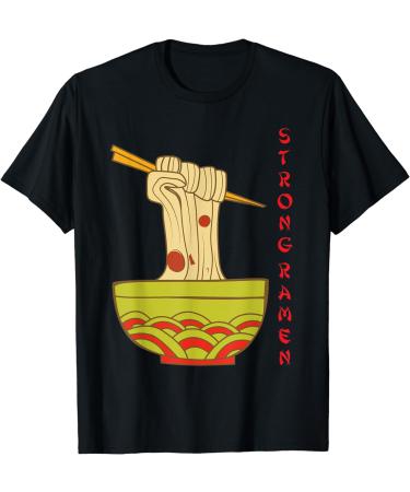 Strong Ramen Asian Noodles Workout Jag Joke Gift