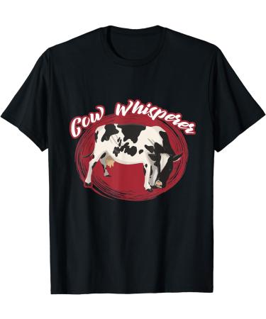 Funny Cow Whisperer Dairy Products Milk Produce Dairy T-Shirt