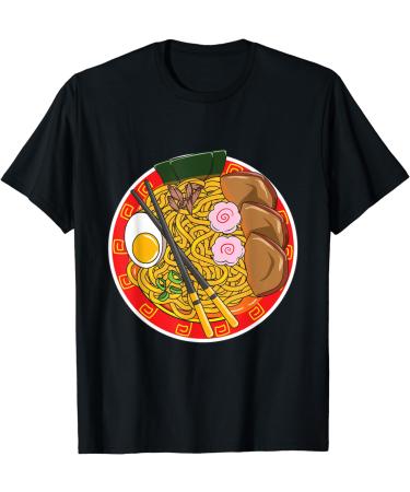Anime Japanese Ramen Noodle Foodie T-Shirt