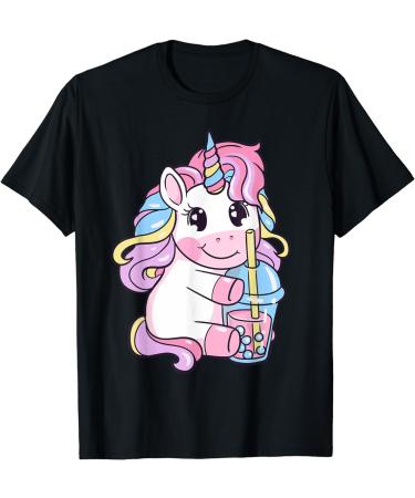Kawaii Bubble Tea | Unicorn Boba Tea for Milk Tea Lover T-Shirt