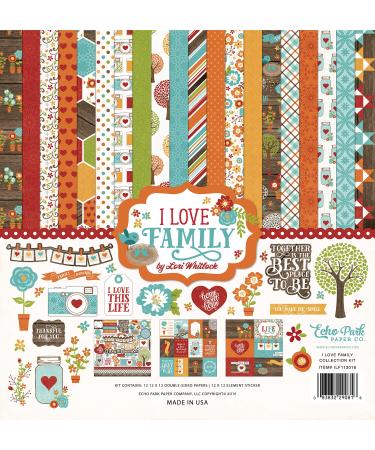 Echo Park Paper Company Love Family Collection Kit