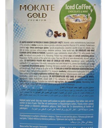Mokate Gold Premium Iced Coffee Caramel Mocha White Chocolate and Chocolate & Mint Flavour 4 boxes x 8 Sachets Total 32 - Buy Online on SooperMarket.com