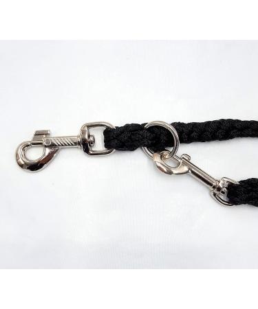 Premium Double Line Dog Leash 2.80m | Top Quality Black Turning Leash | Eco-Friendly & Locally Made - Buy Online on SooperMarket.com