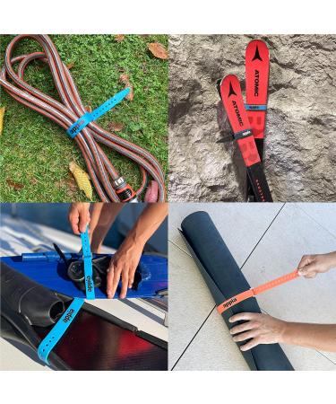 Buy Appia Straps 4-Pack - Tension Belts 65cm Gray for Biking Skiing & Camping | Durable TPU & Rust-Free Aluminum Buckle - Buy Online on SooperMarket.com