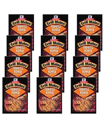 McCormick Grill Mates Chipotle Pepper Marinade Mix 1.13 oz - Pack of 12 | Flavorful Seasoning for Grilling | BBQ Essential - Buy Online on SooperMarket.com