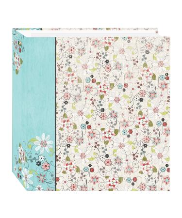 Pioneer Photo Albums TR-100D Explosion Magnetic 3-Ring Photo Album 100 Page, Bold Flower Bold Flower Explosion