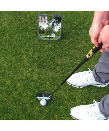 PuttOut Putting Mirror Trainer & Alignment Gate - Red/Gray - Buy Online on SooperMarket.com