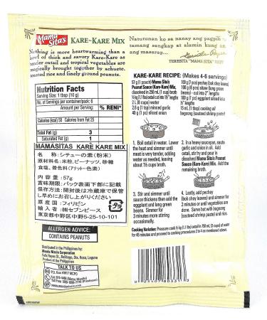 Mama Sita's Kare Kare Peanut Sauce Mix 2oz - Authentic Filipino Flavor - Buy Online on SooperMarket.com