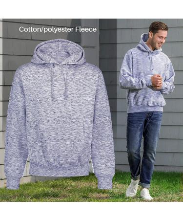 MV Sport Cool Fleece Hoodie - Heavyweight Men's Sweatshirt in Black XXL - Buy Online on SooperMarket.com