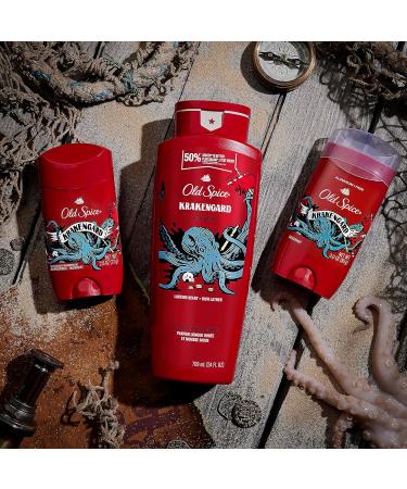 Old Spice Aluminum Free Body Spray for Men Krakengard 144g Sandalwood - Buy Online on SooperMarket.com