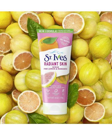 St. Ives Radiant Skin Face Scrub - Pink Lemon and Mandarin Orange 6 oz - Buy Online on SooperMarket.com
