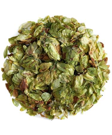 Hops Whole Leaf Organic Dried - Hop Cone Flowers Leaves - Can Be Used for Tea - 50g Hops 50 g (Pack of 1)