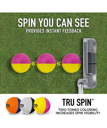Izzo Golf Tru Spin Foam Practice Balls - Shagger/Practice Set Available | Practice Balls Only - Buy Online on SooperMarket.com