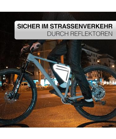 Valkental Waterproof Bicycle Frame Bag - 1.5L Capacity Reflective Design & Spacious Compartments - Ideal for International Shipping - Buy Online on SooperMarket.com