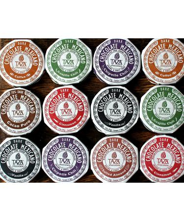 Taza Chocolate Organic Mexicano Disc 40% Dark Chocolate  Salted Almond  2.7 Ounce (12 Count)  Vegan Salted Almond 2.7 Ounce (Pack of 12) - Buy Online on SooperMarket.com