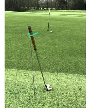 V-Shaped Golf Club Stand - Durable Stainless Steel, Keeps Clubs Clean & Dry, Easy to Carry - Buy Online on SooperMarket.com