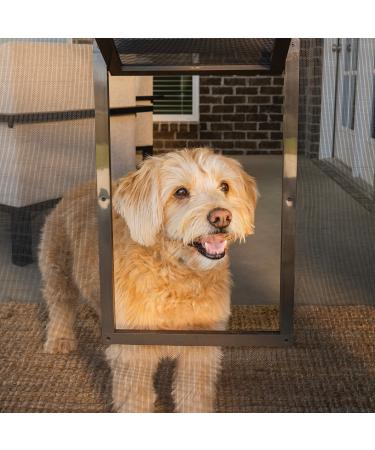 PetSafe Pet Screen Door - Dog and Cat Door for Screen Door, Window and Porch Use Small