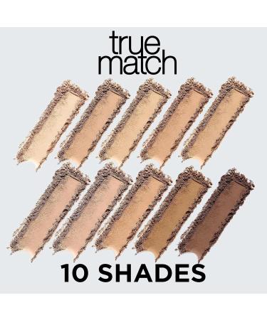 L'Or al Paris Powder Foundation Super-Blendable With Hyaluronic Acid Light Texture for a Flawless Finish True Match Perfecting Powder W1 Golden Ivory 1 Count (Pack of 1) - Buy Online on SooperMarket.com