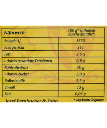 Buy Bernbacher Die Guten Spaghetti 2.5 kg - Premium Italian Pasta for International Shipping - Buy Online on SooperMarket.com