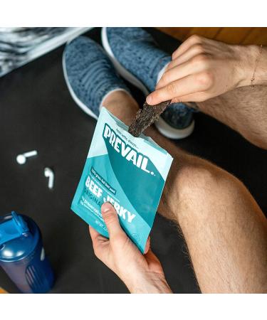 Prevail Grass Fed Beef Jerky Snack Packs | Keto, Paleo, Low Sodium | 12g Protein | Gluten-Free | 3 Pack - Buy Online on SooperMarket.com