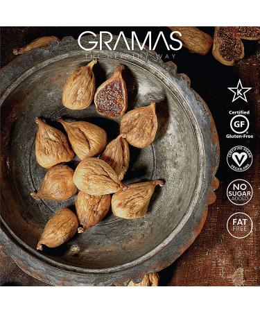 Gramas Gourmet Turkish Figs - Natural Sun-Dried Premium Figs in Tin Gift Box - Gluten-Free Calimyrna Figs - Non-GMO - Kosher - 11.64 oz - Buy Online on SooperMarket.com